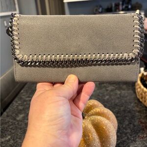 Beautiful Stella McCartney Falabella faux brushed wallet